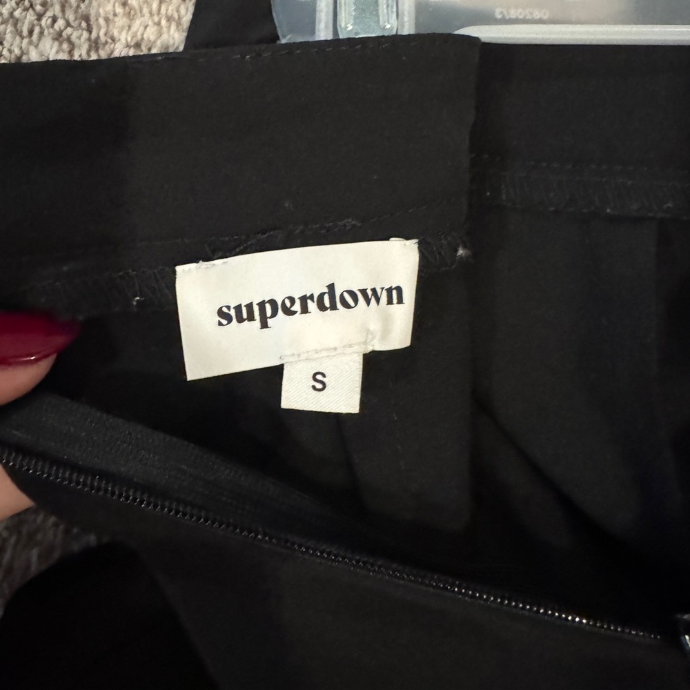 Superdown Black Ruffle Skirt - Picture 7 of 7